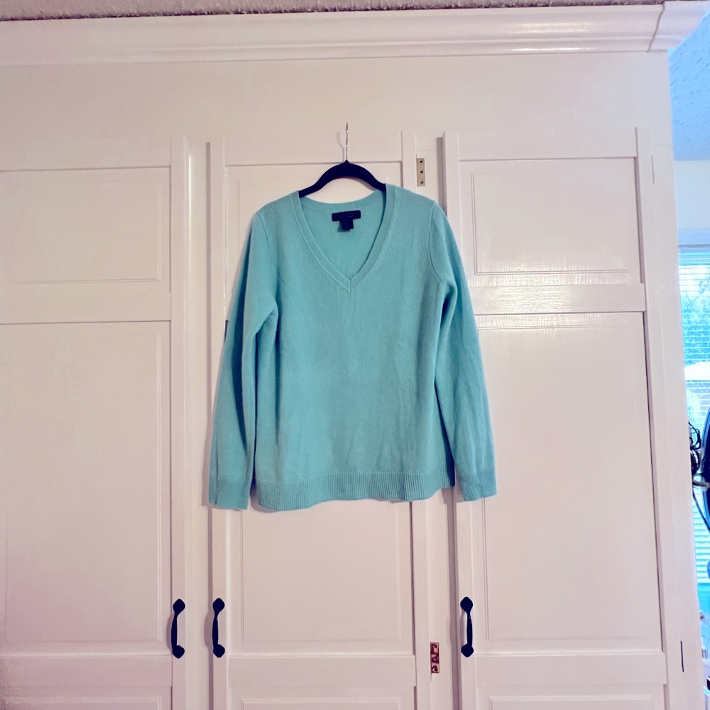 Dusky Blue Cashmere Sweater! Never worn.